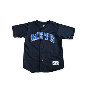 New York Mets Edgardo Alfonzo #13‎ MLB Dynasty 2000 Black Jersey Men's Size M